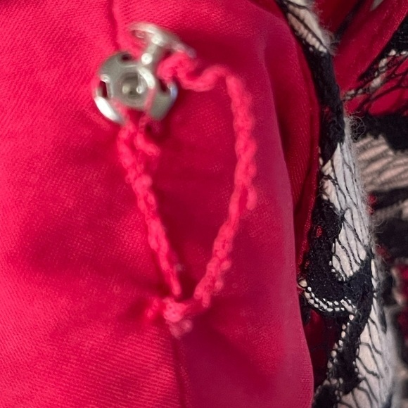 Anne Klein Floral Lace Overlay Sleeveless Dress Womens Size 14 - Picture 13 of 16